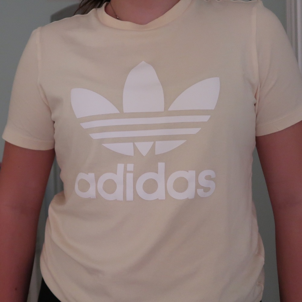 Yellow Adidas tee